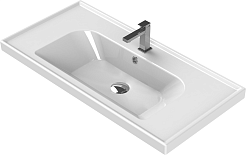 Opadiris Мебель для ванной Элеганс 90 подвесная белая матовая – фотография-8